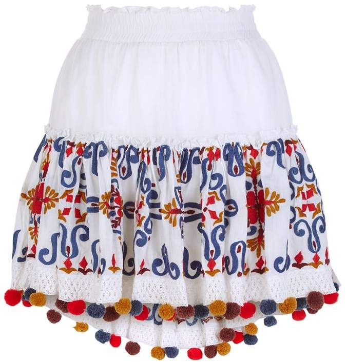 Misa Los Angeles Pippa Embroidered Skirt
