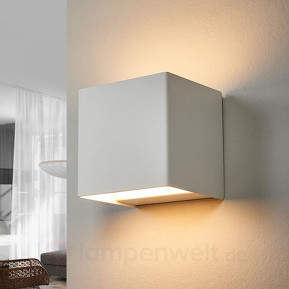 Wandleuchte Kimberly in Weiß mit LEDs