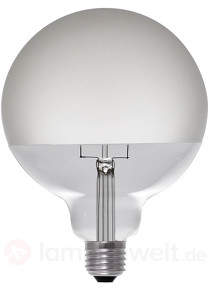 LED-Globelampe halbmatt E27 8W, warmweiß