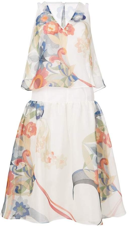 Kleid mit Blütenmuster