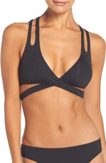 Color Code Wrap Bikini Top