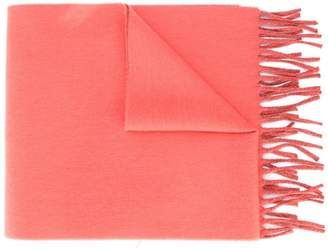 Hermes Pre-Owned logos fringe motif stole muffler