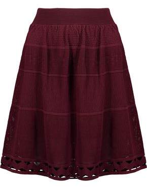 Pointelle-Knit Skirt