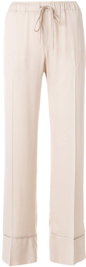elasticated waist trousers