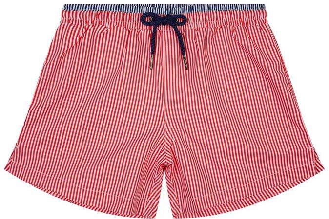 Sunuva Nautical Striped Swim Shorts