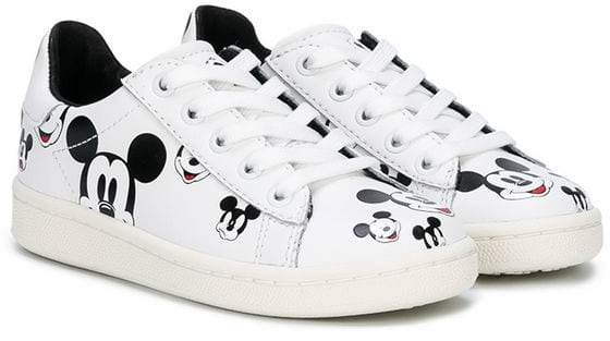 Moa Kids Mickey Mouse printed sneakers