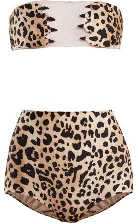 Adriana Degreas - X Leopard Print Bikini - Womens - Leopard