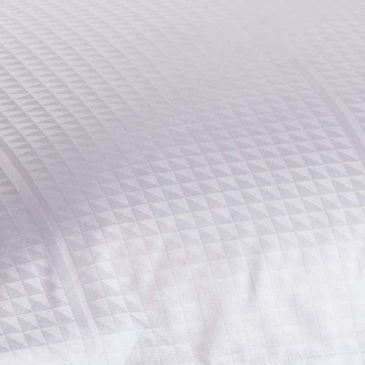 Georg Jensen Damask - Facet Deckenbezug 140 x 200 cm, Weiß