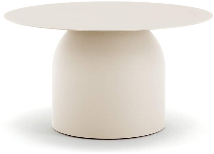 Freistil - 154 Couchtisch, H 38 cm / Ø 70 cm, cremeweiß (RAL 9001)