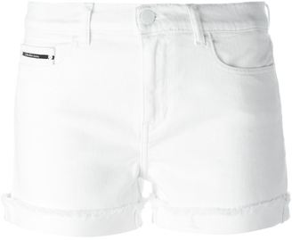 Calvin Klein Jeans turn-up hem denim shorts