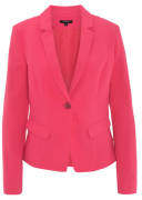 Blazer, uni, Rücken-Volants, Taschen, Ziernähte