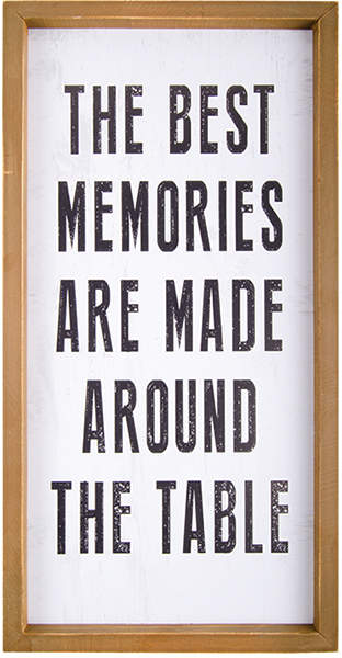 'The Best Memories' Wood-Frame Wall Art