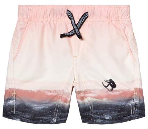 Peach Nario Beach Swim Shorts