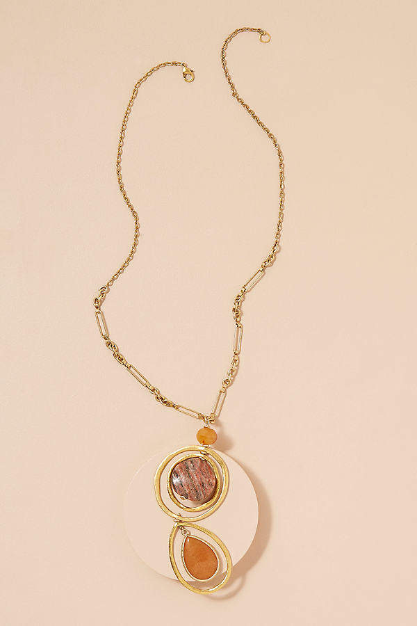 Monroe Halskette mit Anhängern - Gold