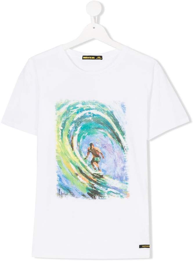 Surf print T-shirt
