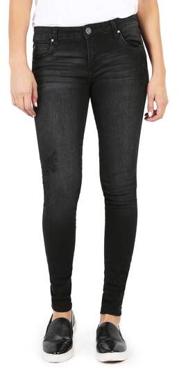 Mia Embroidered Skinny Jeans