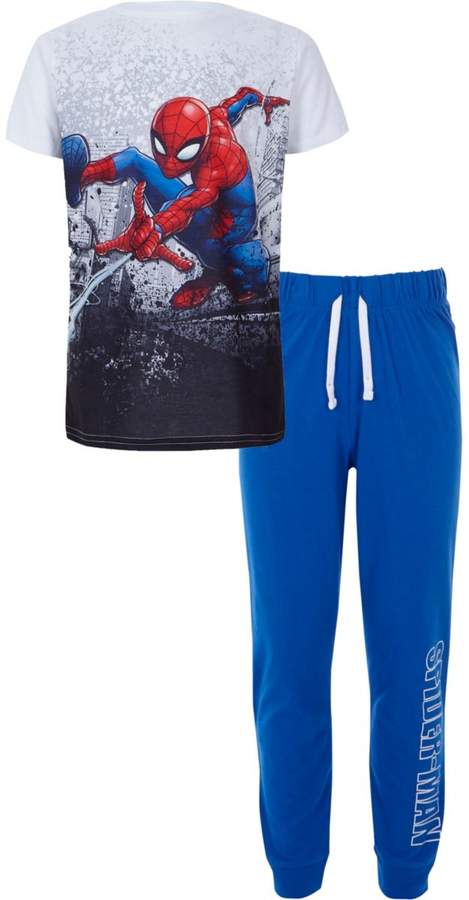 Boys Blue Spider-Man pyjama set