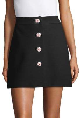 Cady Button Skirt