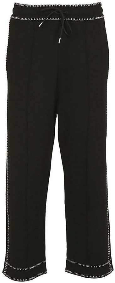 Contrast Cropped Track Pants