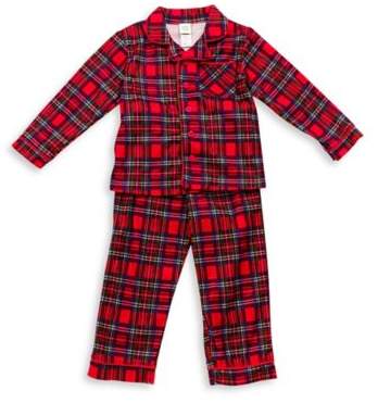 2-Piece Plaid PJs in Red