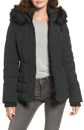 Quilted Hooded Puffer Coat 