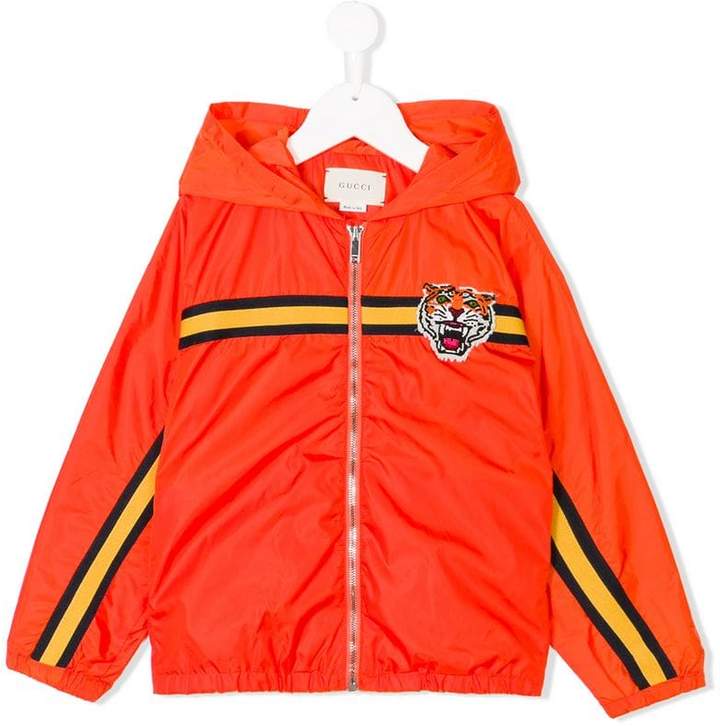 Gucci Kids Tiger patch bomber jacket