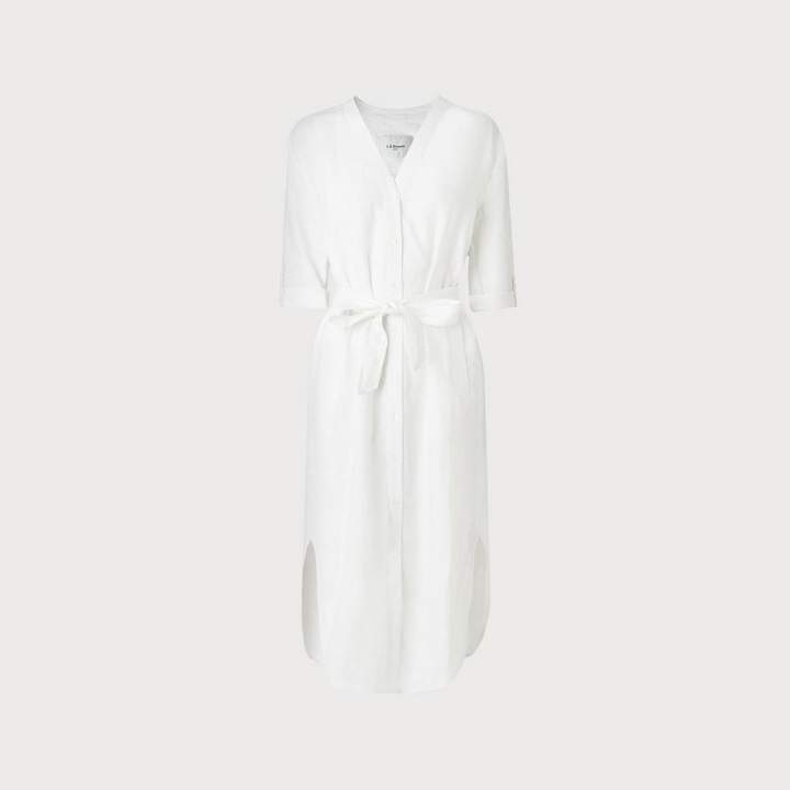 Tricia White Linen Dress