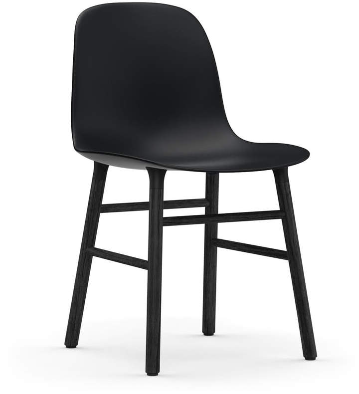 Normann Copenhagen - Form Stuhl, Gestell Eiche Schwarz / Schwarz