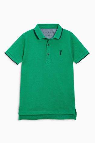 Boys Green Polo T-Shirt (3-16yrs) - Green