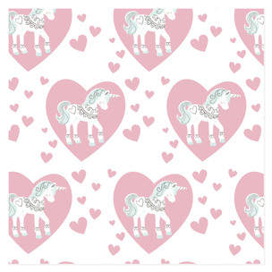 lovely unicorn Self-Launch Wrapping Paper