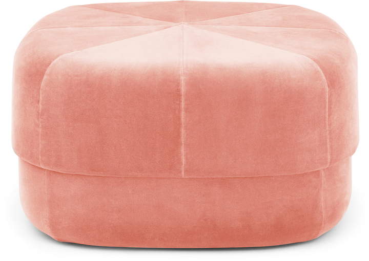 Normann Copenhagen - Circus Pouf groß, Blush Velour