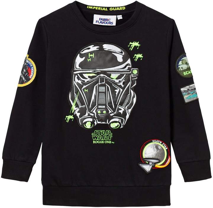 Fabric Flavours Death Trooper Badge Sweatshirt