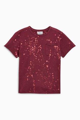 Boys Berry Splat T-Shirt (3-16yrs) - Red