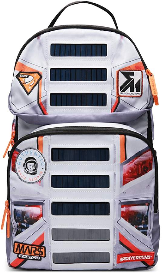 Sprayground Unisex Buzz Aldrin Solar Panel Backpack