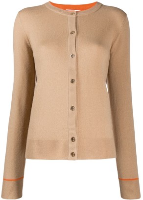 Tory Burch crew-neck knit cardigan Tory Burch crew-neck knit cardigan
