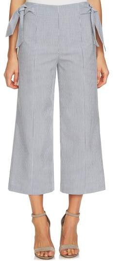 Stripe Seersucker Side Bow Pants