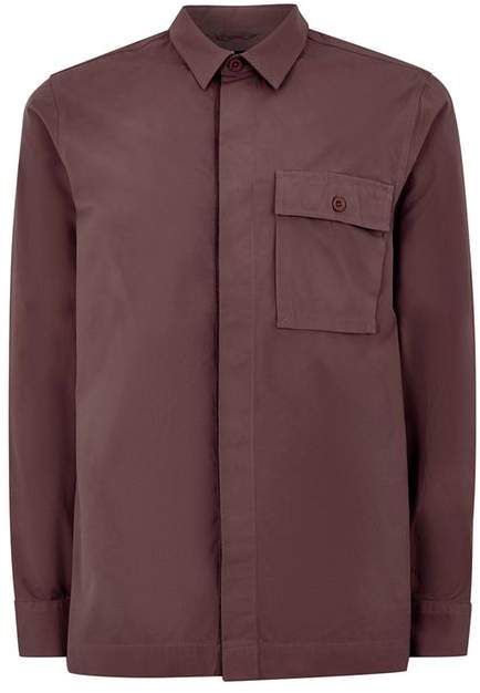 Hemdjacke, weinrot