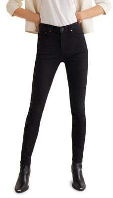 MANGO High-Waist Skinny Jeans