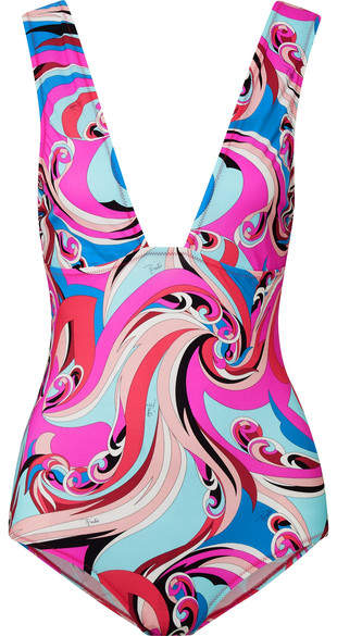 Printed Swimsuit - Pink