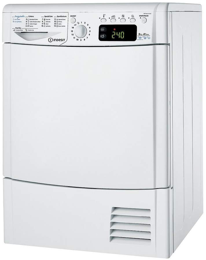 Ecotime IDPE845A1ECO 8kg Heat Pump Condenser Sensor Dryer - White