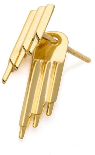 Styleserver DE Maria Black Ohrring Siren Reverse High Polished Gold - Links