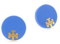 Enamel Logo Stud Earrings