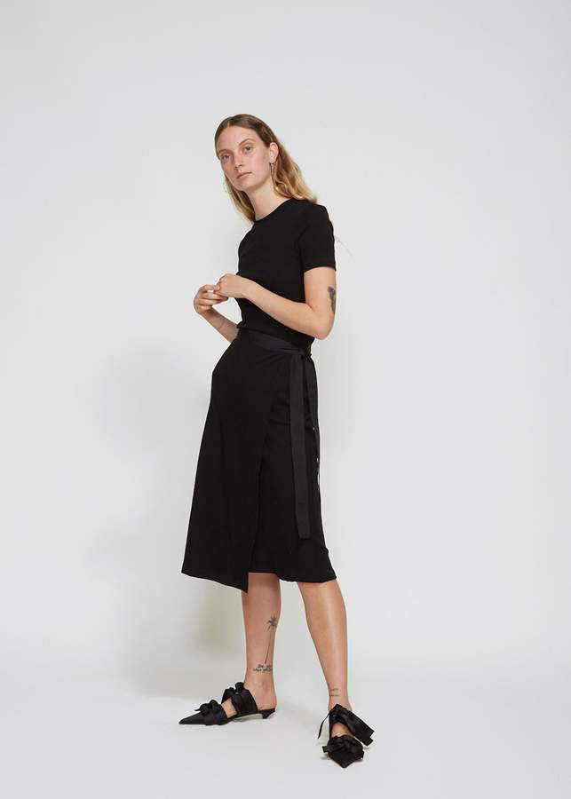 Apron Wrap Short Sleeve T-Shirt