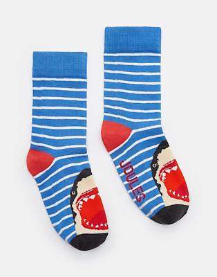 124703 Boys Bamboo Thermo-regulating Character Sock in Shark
