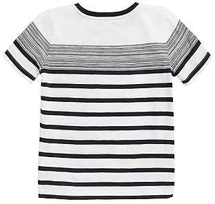 Kids’ Breton-striped T-shirt in slub-cotton jersey