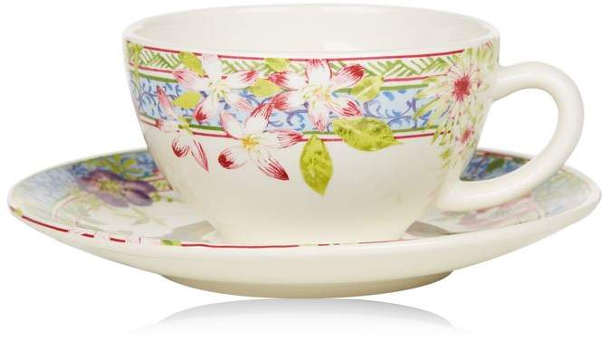 Millefleurs Breakfast Cup and Saucer