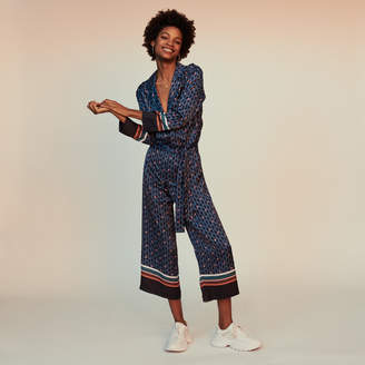Maje Monogram printed trouser suit
