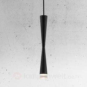 Loong - besondere LED-Hängeleuchte in Schwarz