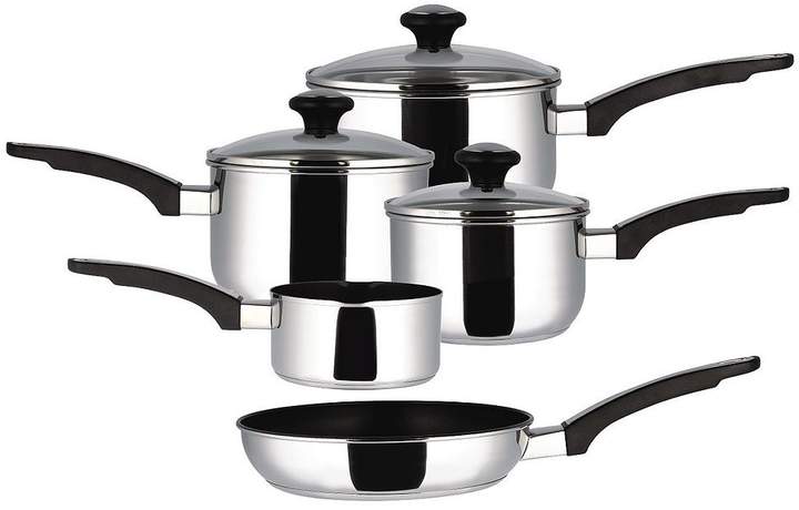 Everyday Stainless Steel 5 Piece Pan Set