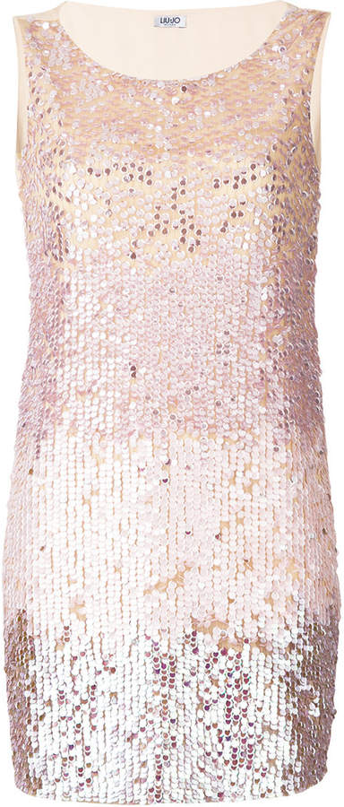 sequin embellished dress